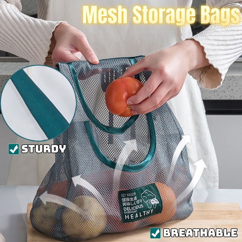 Reusable Produce Bag - Reusable Mesh Storage Bags for Kitchen