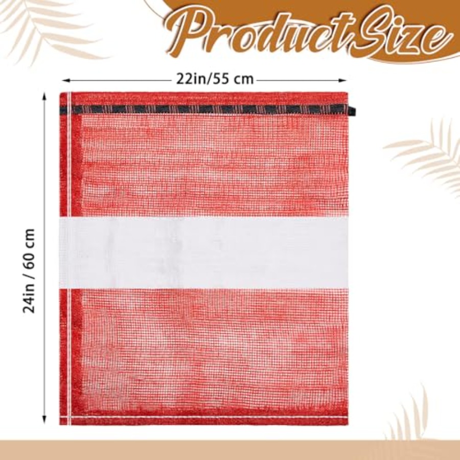 0 Pcs Onion Bags Reusable Mesh - Reusable Produce Bag のレビューと価格