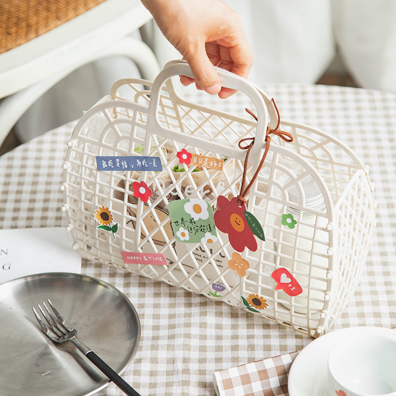 Detachable Plastic Bath Basket - Reusable Produce Bag のレビューと価格