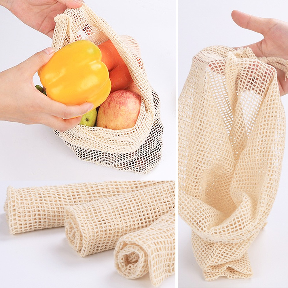 Cotton Mesh Vegetable Bags Pro - Reusable Produce Bag のレビューと価格