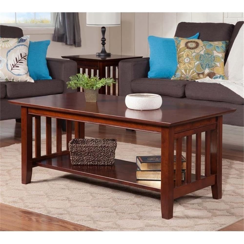 Solid Wood Coffee Table, Walnu - Sustainable Living Is のレビューと価格