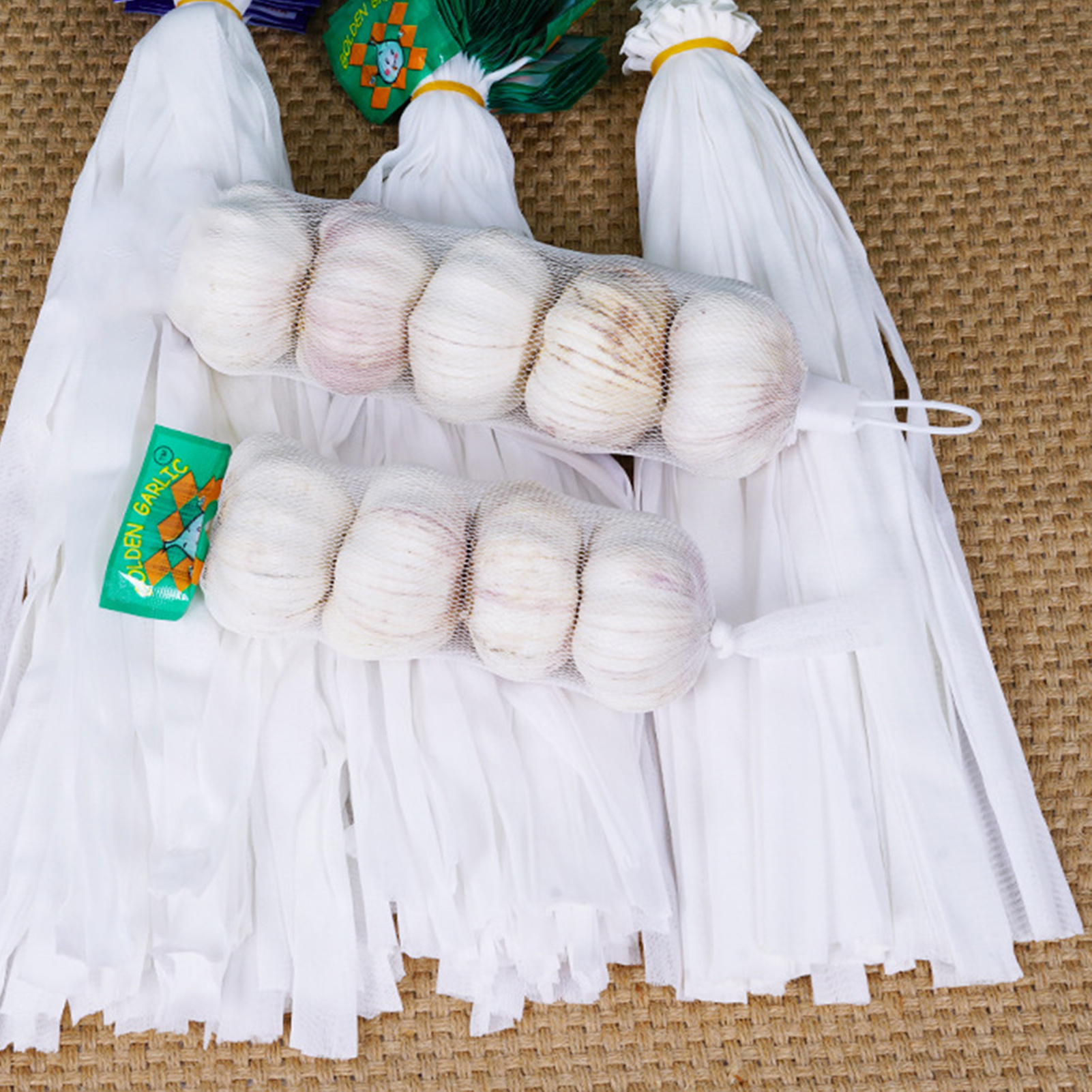 100PCS Garlic Ginger Mesh Stor - Reusable Produce Bag のレビューと価格