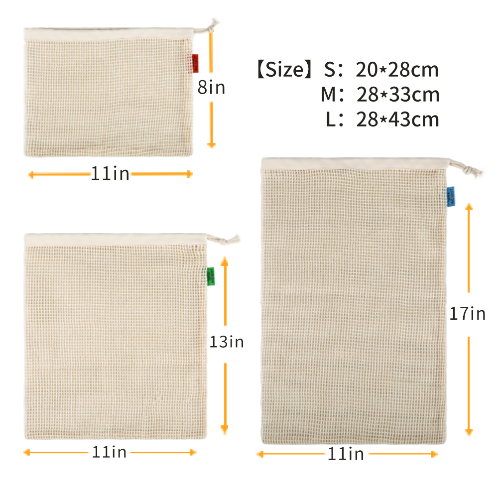 Organic Cotton Reusable Produc - Reusable Produce Bag のレビューと価格