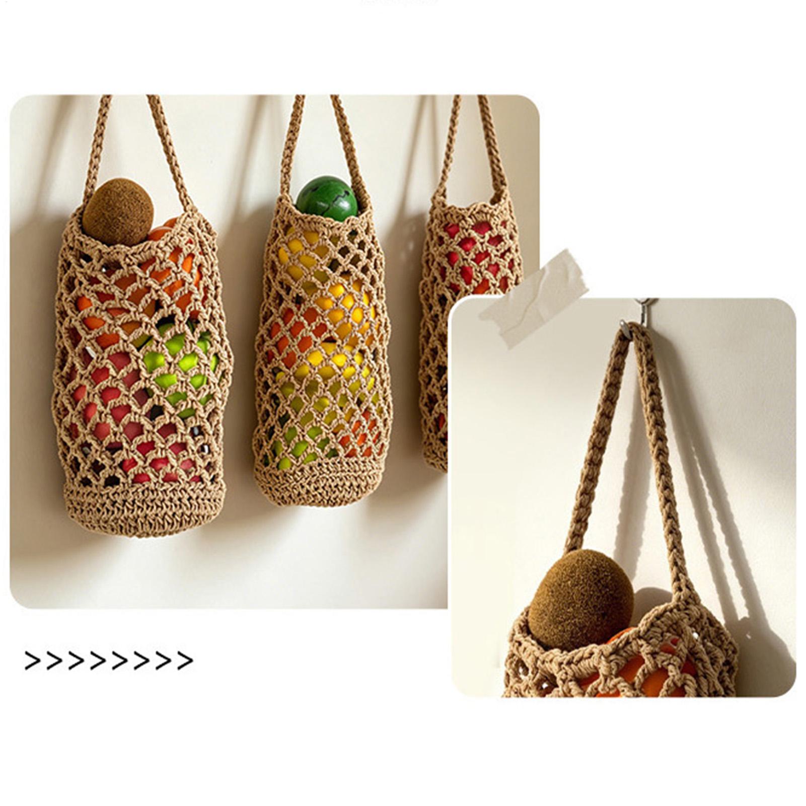 Boho Hand Woven Vegetable Stor - Reusable Produce Bag のレビューと価格