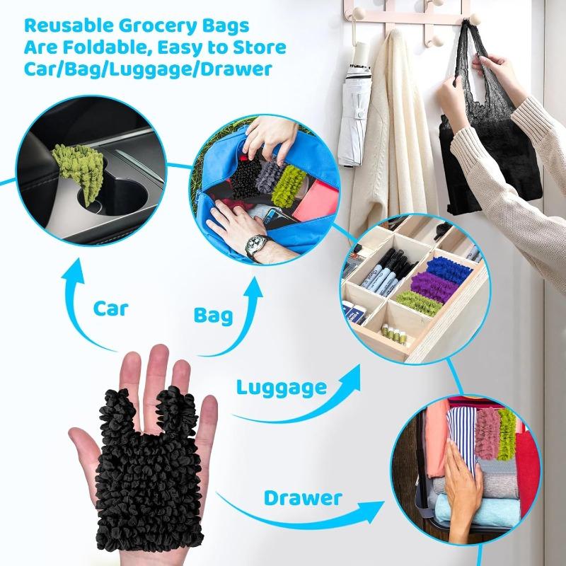 1Pcs Mini Retractable Folding  - Reusable Produce Bag のレビューと価格
